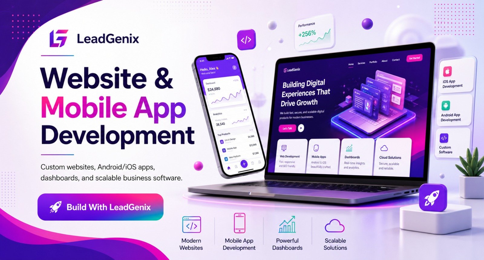 LeadGenix banner